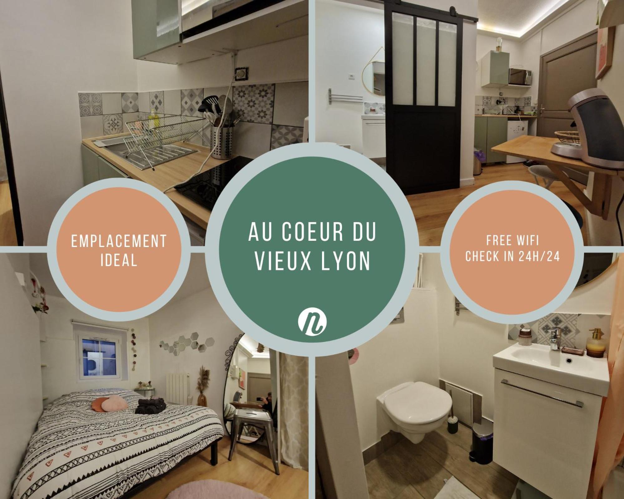 Studio Cosy - Coeur Du Vieux Lyon Apartment ภายนอก รูปภาพ